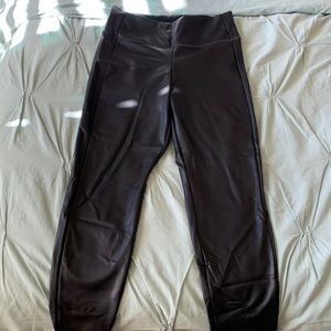 Athleta faux leather leggings